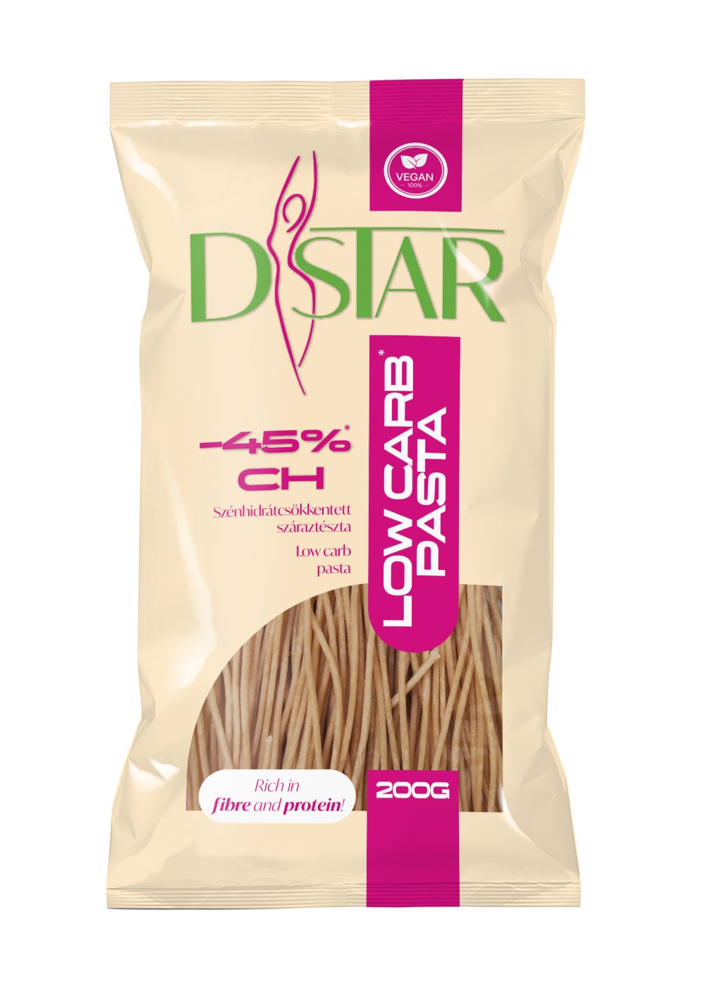 DIABESTAR szénhidrát csökkentett spagetti 200 g / Akció -10 kedvezménnyel kapható!